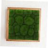 INOOMP 2pcs Artificial Moss Mat Realistic Fake Moss Board for Garden Landscaping Decorative Wall Art Landscape Accessory view 3