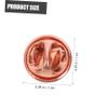 STOBOK 150sets DIY Craft Projects Lapel Pin Back Locking Pin Backings Replacement for Jewelry Making view 4
