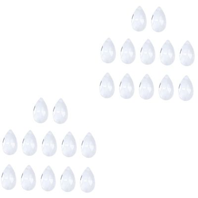 PartyKindom Sets Crystal Pendant Chandelier Bead Chandelier Pendants Glass Material Prisms Pcs