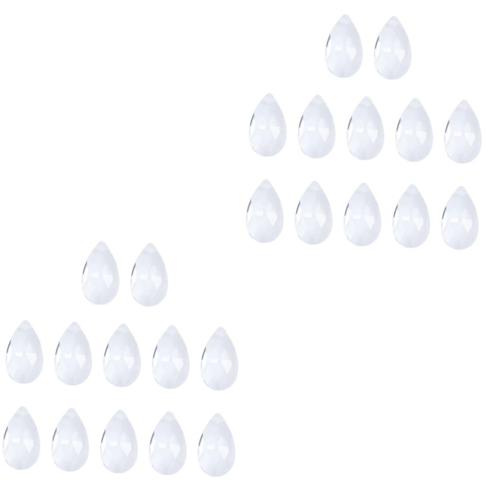 PartyKindom Sets Crystal Pendant Chandelier Bead Chandelier Pendants Glass Material Prisms Pcs