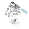 STOBOK 300pcs Candle Wick Tabs Metal Candle Wick Bases Compatible Lightweight and Portable view 2