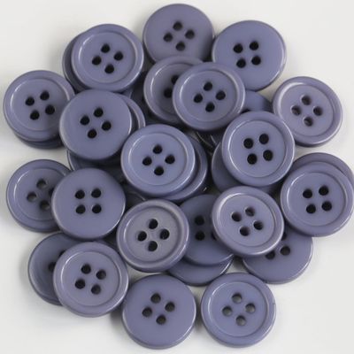GANSSIA 160pcs 5/8 Inch (15mm) Sewing Buttons for Garment Flatback Dark Grey Color Buttons Crafts DIY Project