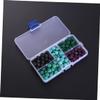 NUOBESTY 200pcs Artificial Volcanic Stone Spacer Beads Loose Beads for Jewelry Making Bracelets Necklaces Earrings Non-Fading Gemstone Beading Kit view 2