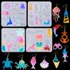 Voyyphixa 37 Pcs Jewelry Molds with Holes - Resin Earring Molds Octopus Lighthouse Jellyfish Silicone Epoxy Mold UV Art Casting Moulds for DIY Ornament Charm Crafts Home Decor view 1