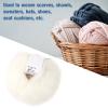 Anra Wool Yarn, Soft Mohair Kniing Anra Wool Yarn, Multi Color Soft Mohair Fiber Anra Wool for Kniing(White) view 4