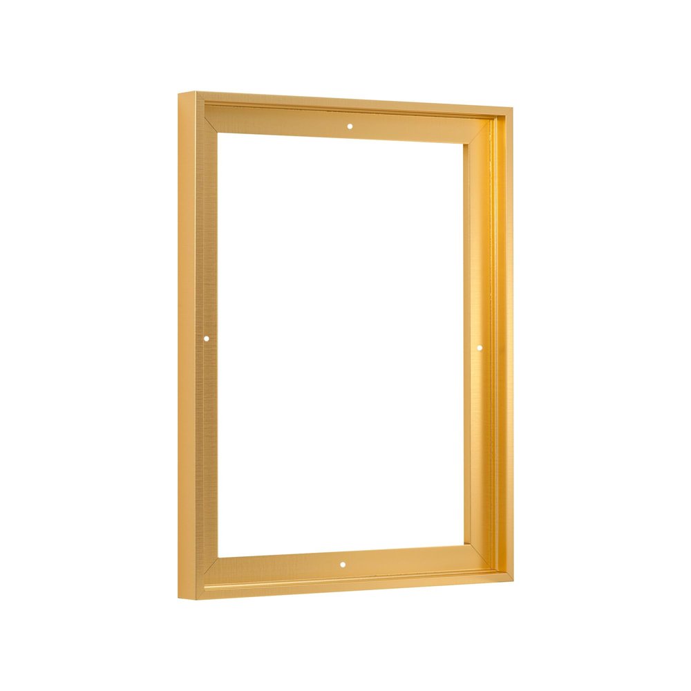 Pixy Canvas Floater Frame 26x40 for 3/4 (0.75) inch Deep Canvas Paintings/Canvas Prints/Wood Canvas Panels/Wall Art/Wall Decor/Home Decor/Artwork (Brass Gold, 26 x 40 inch, Portrait)