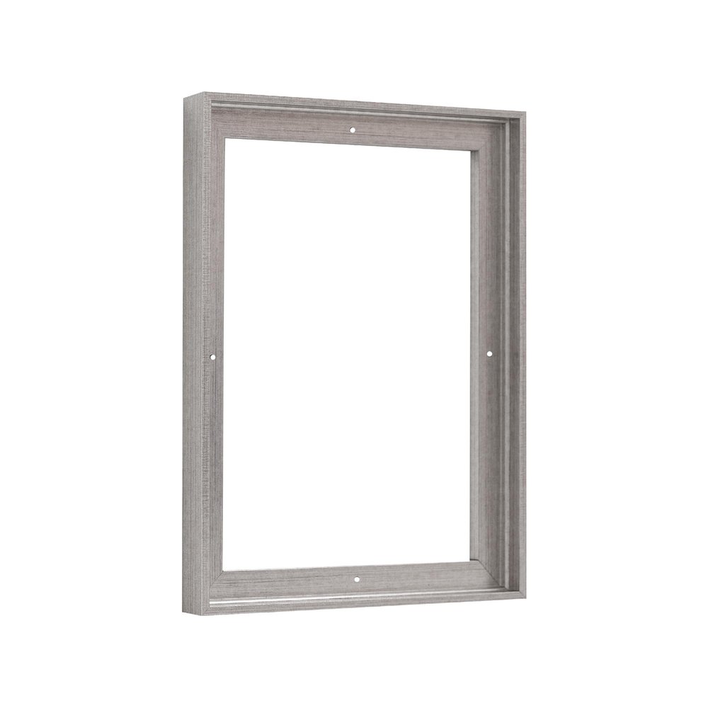 Pixy Canvas Floater Frame 14x20 for 3/4 (0.75) inch Deep Canvas Paintings/Canvas Prints/Wood Canvas Panels/Wall Art/Wall Decor/Home Decor/Artwork (Antique Silver, 14 x 20 inch, Portrait)