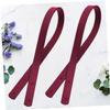 Tofficu 4pcs Pu Leather Tote Bag Strap Rivets Stylish Replacement Handle for Handbags and Wrist Straps Design for Women Bags view 3