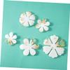 STOBOK Petal Mold Casting Tool for Decor Epoxy Flower Design Six-Petal Ornament Mold for Home and Party Decoration view 3