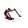 ErdBar Embroidery Stand Embroidery Hoop Adjustable Embroidery Stand, Natural Red Pear Wood, Black Walnut Wood Frame Cross Stitch Floor Stand(Red pear Wood,11.81 * 7.87 * 1.18in) view 2
