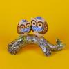 Bobbird - Resin Garden Animal Planter/Vase, Owl and Deer Tabletop Decor, Home Garden Soft Decoration, Landscape Ornament () view 2