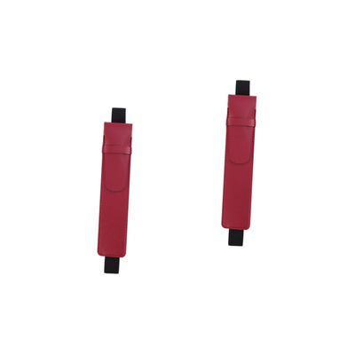 HOMSFOU 2pcs Stylus Pen Storage Bag Pu Leather Stylus Pen for Touch Screens Pouch Leather Case