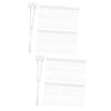 STOBOK 2pcs Floral Picks for Card Holding Transparent Bouquet Card Clips for Flower Arrangements Weddings Graduations and Parties view 1