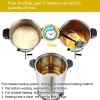CHIPEL 8-35 Liter Large Electric Wax Melting Pot Easy Pour Spout,Wax Melter for Candle Making, 86F-230F Temperature Control, for Candle Soap Bulk Production, Business or Home,20L (Size : 35L) view 3