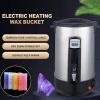 CHIPEL 8-35 Liter Large Electric Wax Melting Pot Easy Pour Spout,Wax Melter for Candle Making, 86F-230F Temperature Control, for Candle Soap Bulk Production, Business or Home,20L (Size : 35L) view 4