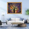 DMCVIVR Stamped Cross Stitch Kits for Adults Beginners Embroidery Kits 11CT Needlepoint Kits Cross Stitch Patterns Embroidery Patterns&Magic Night Light Tree 16x20 inch view 2