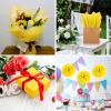 Bouiexye 60 Sheets Yellow Tissue Paper Christmas Tissue Paper Bulk Gift Wrapping for DIY Art Craft Floral Birthday Holiday Baby Shower Party 20 x 14.5 inches/51x37cm view 4