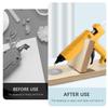 WAYUTO Folding Wooden Hot Glue Gun Holder Hot Glue Gun Stand Rack Hot Glue Gun Base Organizer for Craft Room Small view 3