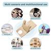 WAYUTO Folding Wooden Hot Glue Gun Holder Hot Glue Gun Stand Rack Hot Glue Gun Base Organizer for Craft Room Small view 4
