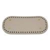 Leather PU Bag Base Plate Accessories Crochet DIY Wool Knitting Tool Material Bag(Circle diameter: 15cm.Rectangle: 22 * 10cm) (Color : Off white Long) view 1