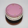 Leather PU Bag Base Plate Accessories Crochet DIY Wool Knitting Tool Material Bag(Circle diameter: 15cm.Rectangle: 22 * 10cm) (Color : Off white Long) view 4