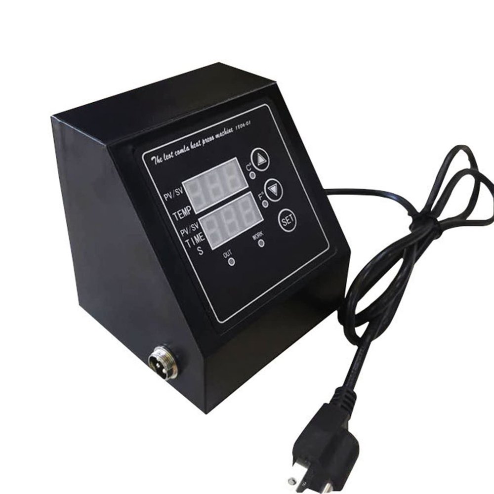 BaNbe Digital Box LED Controller of Single Hole K Type Heat Press Machine for Heat Transfer Sublimation Print Machine T-Shirts/Cap/Plate/Mug/Cup Swing Away Heat Transfer Machine, 20240102