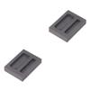 NUOBESTY 2pcs Long Strip Graphite Molding Slots Casting Mould Non-Ferrous Metal Refining view 1