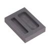 NUOBESTY 2pcs Long Strip Graphite Molding Slots Casting Mould Non-Ferrous Metal Refining view 4