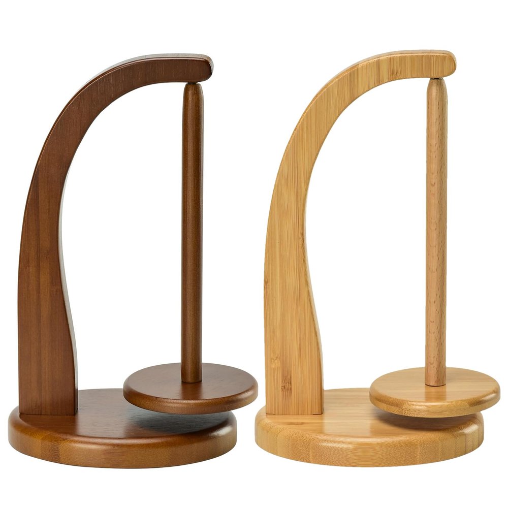 TAOLE Wooden Yarn Holder Dispenser for Crocheting, Magnet Balls Yarn Spinner Holder Space Saving Yarn Holder for Knitting Lovers g Bearing Load Yarn Spinner for Crocheting