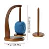 TAOLE Wooden Yarn Holder Dispenser for Crocheting, Magnet Balls Yarn Spinner Holder Space Saving Yarn Holder for Knitting Lovers g Bearing Load Yarn Spinner for Crocheting view 3