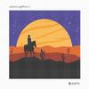 Pepita Needlepoint kit: Western Nighttime 2, 12" x 10" view 2