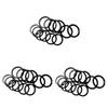 Operitacx 120pcs Plated Split Key Chain Ring Flat Key Rings Attachment Pin for Organization Jewelry Making view 1