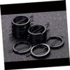 Operitacx 120pcs Plated Split Key Chain Ring Flat Key Rings Attachment Pin for Organization Jewelry Making view 3