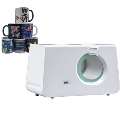 BaNbe Mug Press Machine, Automatic Mug Heat Press for Sublimation 11-15oz, Coffee Cup Transfer Printing, DIY Presents Gifts White, 20240103