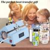 30oz Tumbler Heat Press MachinePortable Heat Press 11/15/20/ 30OZ Sublimation Blanks Glass Tumbler Skinny Straight Cups Ceramic Mugs with100 Sheets Paper Heat Resistant Tape Gloves for Gift (Color : view 2