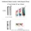 30oz Tumbler Heat Press MachinePortable Heat Press 11/15/20/ 30OZ Sublimation Blanks Glass Tumbler Skinny Straight Cups Ceramic Mugs with100 Sheets Paper Heat Resistant Tape Gloves for Gift (Color : view 3