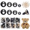 PH PandaHall 54 Sets Safety Eyes for Crochet Craft Eyes Amigurumi Safety Eyes Kawaii Eyes with Washers for DIY Stuffed Animals Puppets Bear Crafts Amigurumi Making 8/12/14/16mm view 1