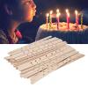Pilipane 50Pcs Wooden Candle Wick Fixers, Birch Candle Wick Holders, Wick Centering Devices Candle Wick Bars for Effortless Candle Making (7 Holes) view 4