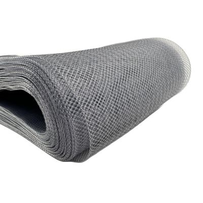 STARLIGHT TRIMMINGS 3 Inch Soft Horsehair Braid 22 Yards Sewing Trim Veil Wedding Accessory (Gray)
