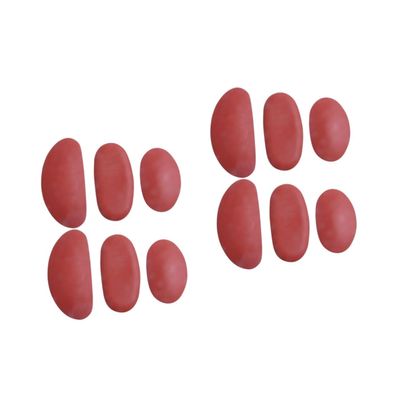 EXCEART 12pcs Clay Sculpting Tools Silicone Molding Scrapers for Pottery and Clay Crafts Comfortable Grip for Beginners and Professionals for Creative Projects