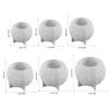 Pack of 6 Rose Ball Candle Mold 3D Flower Ball Silicone Candle Mold Valentines Day DIY Crafts Resin Casting Mold Unique Shape Silicone Mold for Aromatherapy Candle Homemade Soap Chocolate Making view 2