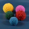 Pack of 6 Rose Ball Candle Mold 3D Flower Ball Silicone Candle Mold Valentines Day DIY Crafts Resin Casting Mold Unique Shape Silicone Mold for Aromatherapy Candle Homemade Soap Chocolate Making view 3