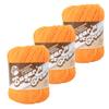 3 Pack 100% Cotton Yarn - Size 4 Medium Weight - Perfect for Crafting, Clothing, Accessories and More! view 2