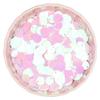 homeemoh 20g/Pack Flat Round Sequins, 15mm Loose Craft Sequin Glitter PVC Spangles Loose Paillette with Hole for Cloth, DIY Crafts, Embroidery (AB - White) view 2