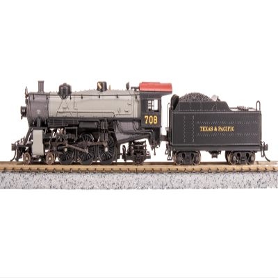 Broadway Limited 8011 Light Pacific 4-6-2, T&P 713, Gray Boiler, Paragon4 Sound/DC/DCC, N Scale