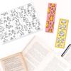 BEUNITONE Animal Bookmark Clear Stamps 6.3x4.3 Rectangular PVC Silicone Stamps for Card Making DIY Scrapbooking Photo Album Journal view 4