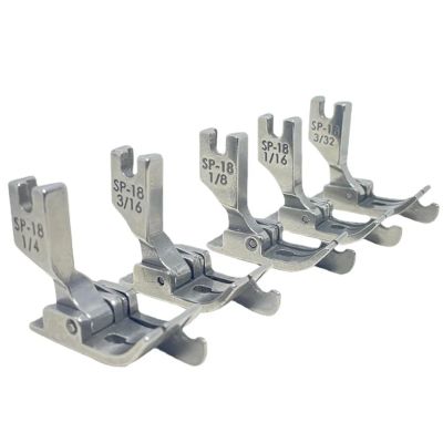 AVIMYA SP-18 Right/Left Side Edge Guide Presser Foot for Industrial Single Needle Sewing Machine Accessories Seam Walking Flat Car (Color : 5-32 4mm, Size : Right Guide)