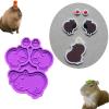 atcdfuw 4Pcs Easy to Clean Silicone Mold Capybara Shaped Pendant Versatile Jewelry Accessory Casting for DIY Lovers Multi Functional Silicone Mold view 2