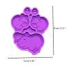 atcdfuw 4Pcs Easy to Clean Silicone Mold Capybara Shaped Pendant Versatile Jewelry Accessory Casting for DIY Lovers Multi Functional Silicone Mold view 3