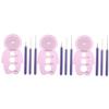 NUOBESTY 12pcs DIY Kit Rolling Curling Tool Quilling Pen Paper Craft Supplies for Paper Craft view 1